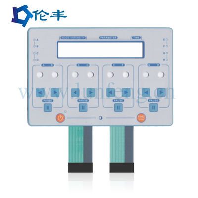 ভালো দাম PMMA হোয়াইট LED মেমব্রেন কীপ্যাড 1 মিলিয়ন বার জীবনকাল সহ অনলাইন