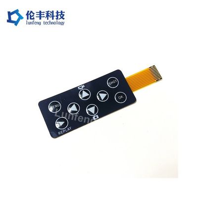 ভালো দাম দীর্ঘস্থায়ী এবং প্রতিক্রিয়াশীল টাইপিংয়ের জন্য ঝোঁক সুইচ ওভারলে নমনীয় মুদ্রিত সার্কিট কীবোর্ড অনলাইন