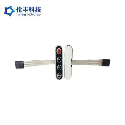 ভালো দাম 50-500g অ্যাক্টিভেশন ফোর্স প্লাস্টিকের ঝিল্লি সুইচ পিইটি ঝিল্লি সুইচ পরিষ্কার করা সহজ শিল্প সরঞ্জাম জন্য নিয়ন্ত্রণ প্যানেল অনলাইন