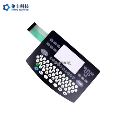LCD উইন্ডো কাস্টম মেড LED মেমব্রেন সুইচ 3M468 ব্যাকলাইট সহ