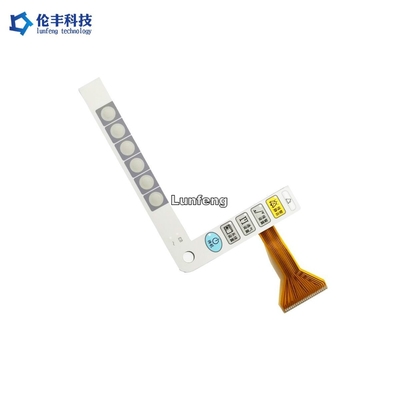 FPC সার্কিট LED ঝিল্লি সুইচ ম্যাট পৃষ্ঠ জলরোধী RAL রঙ