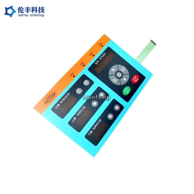 ভালো দাম 2.54mm পিচ LEDs মেমব্রেন সুইচ কীপ্যাড স্বচ্ছ কালো উইন্ডো অনলাইন