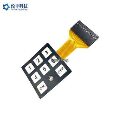 FPC PET মেমব্রেন সুইচ, OEM ODM মেমব্রেন কীবোর্ড সুইচ
