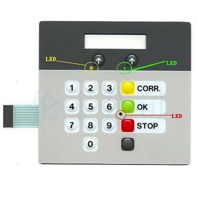 ভালো দাম LED IP65 সুরক্ষা স্তর সহ PET হোয়াইট মেমব্রেন কীপ্যাড অনলাইন