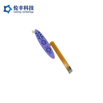 ভালো দাম Matte Surface PET Membrane Switch Red Color and Insulation Resistance At Least 100 Megaohms Solution for Control Panels অনলাইন