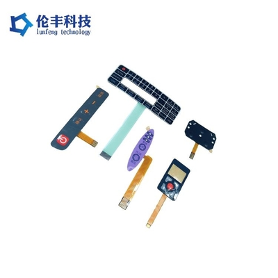 ভালো দাম 3M9080 আঠালো এবং LED/EL প্রযুক্তি সহ ফ্ল্যাট বোতাম পিইটি ঝিল্লি সুইচ অনলাইন