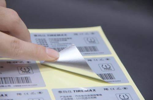 ভালো দাম Silver Sticker Label with Permanent Acrylic Adhesive Resistant to Water Oil and Chemicals for Custom Quantities From 100 To 10,000+ অনলাইন