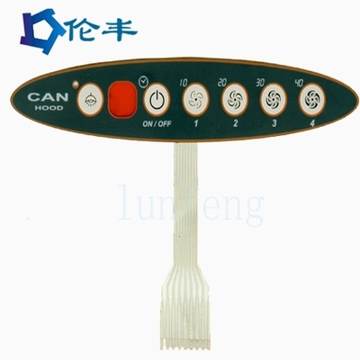 ভালো দাম LED/EL ব্যাকলাইট ম্যাট/গ্লসি ফিনিস সহ কাস্টমাইজড পিইটি মেমব্রান সুইচ অনলাইন