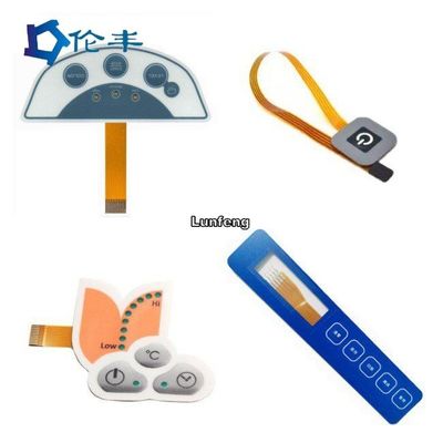 ডিজিটা প্রিন্টিং FPC মেমব্রেন সুইচ সিল্কস্ক্রিন প্রিন্টিং EBG180 ডিজিটাল কীপ্যাড সুইচ