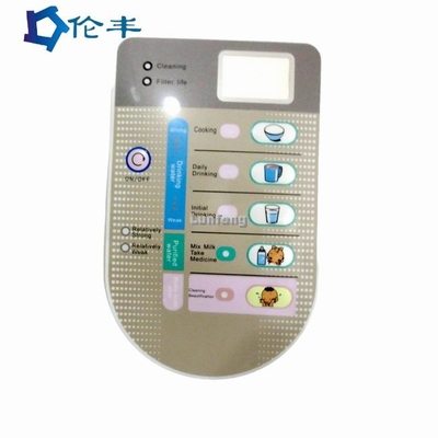 ভালো দাম গ্রাফিক ফ্রন্ট প্যানেল ওভারলে LED LCD উইন্ডো মেমব্রেন পুশ বোতাম সুইচ অনলাইন