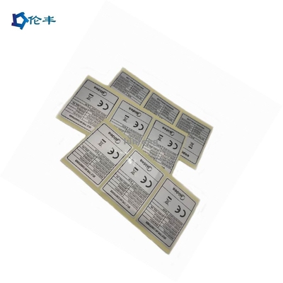 ভালো দাম CMYK সিলভার স্টিকার লেবেল UV প্রুফ PDF AI Flexo প্রিন্টিং সিলভার ফয়েল স্টিকার পেপার অনলাইন